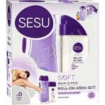 5 Adet Sesu Roll-On Ağda Mor Makineli Set Soft 2022