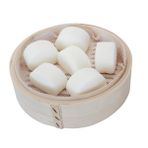 5 adet silikon amortisör mat dehidratör yapraklar yapışmaz buhar makinesi file ped tekrar kullanılabilir buharlı pişirici ağ bambu buhar için pirinç dim sum (32 cm/12,5 inç)