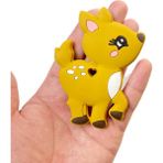 5 Adet Silikon Bebek Dişlikleri Efsanevi Gıda Sınıfı Silikon Tiny Rod Çocuk Ürünleri Hemşire Hediye Bebek Diş Kaşıyıcı Oyuncaklar Isırık Isırıkları | Bebek (Yurt Dışından) - Sarı
