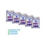 5 Adet Sin-tak 130x150 Cm Yapışkanlı Sineklik Tülü Pencere Sinekliği Sök Tak Hazır Pratik Sineklik