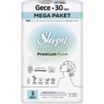 5 Adet Sleepy Bio Natural Mega Paket Gece Hijyenik Ped 30'lu