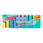 5 Adet Stepy Rengarenk Bulaşık Süngeri 10 Lu