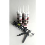 5 Adet Strafor Stropiyer Kartonpiyer Duvar Çıtası Duvar Paneli Süpürgelik Yapıştırıcı/Sıvı Çivi 5X480gr. + Silikon Tabancası