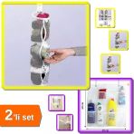 5 Adet Temiz Çorap Düzenleyici + 8 Cepli Bebek Beşik Askılı - 2Li Set C4c0k8