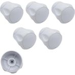 5-Adet Vidalı 7 mm Radyatör Vanası Başlığı Büyük Boy - Geniş Tip Petek Vana Kapağı - Petek Musluk Kafası (7 Mm)