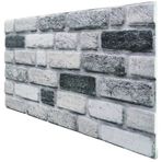 5 Adet X Tuğla Desenli 3D Strafor Köpük Duvar Kaplama Paneli (446785601)