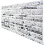 5 Adt(2,5M2Kesme Taş Desenli 3D Strafor Köpük Duvar Kaplama Panel