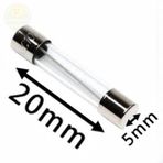 5 Amper Mini Boy Cam Sigorta 5x20 Mm- 100 Adet