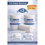 5 Cm X 100 M Hidrofil Sargı Bezi Pamuklu Gazlı Bez Yüksek Emici Sargı Bezi 2 Adet