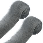 5 cm x 1,5 m suni kürk bant, tüylü suni kürk rulo, dekoratif bant, kürk, pelüş, kumaş rulo, yumuşak kürk bant, kendin yap dekorasyon, kostümler, el işi, manto, terlik, yaka, gri