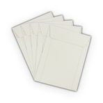 5 EcoSwift 7 x 9 Sert Fotoğraf Postaları Düz Tutar Beyaz Karton Kendinden Yapışkanlı Zarflar 7x9