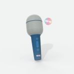 5 Farklı Eğlenceli Ses Efektli Karaoke Mikrofon ve Bluetooth Hoparlör - Mavi