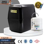 5 Filtreli 10 L Pompalı Siyah Kapalı Oval Kasa Su Arıtma Cihazı