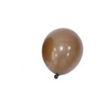 5 İnç Karamel Kahve Mini Balon 10 Adet