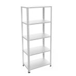 5 Katlı Galvaniz Çelik Raf - Depo, Arşiv, Kiler, Dosya, Market Rafı 43X60 Cm 100 Cm 1.00 Mm