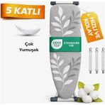 5 Katlı Gerdirme Aparatlı Ütü Masası Kılıfı - 45 x 125
