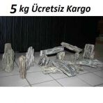 5 Kg Gnays Kaya Orijinal 1.Kalite Doğal Dekoratif Simli Gnays Kaya Akvaryum Kayası