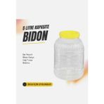 5 L Pet Turşu Bidonu – Salça, Sirke, Yağ Için Gıdaya Uygun Saklama Kabı - Açık Sarı