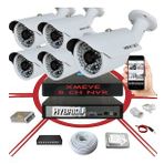 5' li 5 MP 1940P Sensör 6 Megapiksel Sony Lens Metal Kasa IP Güvenlik Kamerası Seti_BS 748IP