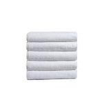 5 Li El Yüz Otel Havlusu 50X90 Cm Beyaz 20/2 Ring 250 Gr