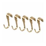 5 Li Kanca Gold Renk Ikea 7 Cm Çelik Kanca 5 Li Mutfak Raf Kancası-dekorasyonu
