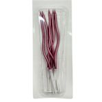 5 Li Kivrimli Pembe Mum 15Cm Pasta Mumu Spiral Kıvrık Mum, 6565420000102