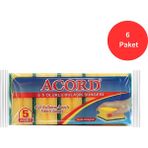 5 Li Oluklu Bulaşık Süngeri 6 Paket