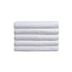 5 Li Otel Banyo Havlusu %100 Pamuklu 70X150 Cm Beyaz 20/2 Ring 500 Gr