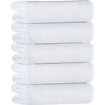 5 Li Otel Banyo Havlusu Pamuklu 70 x 150 cm Beyaz 20/2 Ring 600 gr - 70 x 150 cm