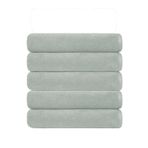 5 li Otel Banyo Havlusu Pamuklu 70X145 Cm Renkli 16/1 Avs 440 Gr Gri