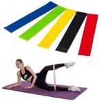 5 Li Pilates Yoga Bandı - Renkli