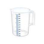 5 Litre Ölçekli Ölçü Kabı Plastik ŞEFFAF Kırılmayan Özel Sağlıklı Hammadde Üretim için ideal