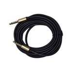 5 Metre 6.35 Mm To 6.35 Mm Ses Kablosu - Çivi Jak Enstrüman Ve Amfi Bağlantı Kablosu - Stereo Jak