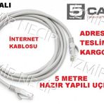 5 Metre Internet Kablosu Cat 6 Cat6 Modem Ag Kablosu Ethernet