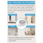 5 Metre Kapı Pencere Bandı, Kendinden Yapışkanlı Şeffaf Silikon Fitil, Pvc Kapı Pencere Contası, Duşakabin Cam İçin, Rüzgar, Toz, Böcek Ses Yalıtımı, Soğuk Geçirmez, 35 Mm, Iso 9001