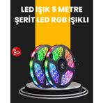 5 Metre Kumandalı Su Geçirmez Şerit Led FRTKGT25DYMXUCZ5MŞERİTLED-3