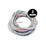 5 Metre Lan Kablsu Pc Modem İnternet Cat 6 Kablosu
