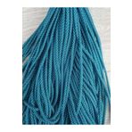 5 Metre Paracord 550 4mm 7 Çekirdek Bileklik Ipi Diamond Desen SİYAH MAVİ Tek Ebat