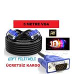 5 METRE PROJEKSİYON VGA KABLOSU KALİTELİ KALIN KABLO
