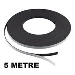 5 Metre Şerit Magnet Mıknatıs, 12Mm Arkası Yapışkanlı Çıkartmalı