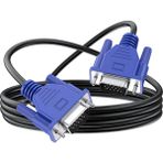 5 Metre Vga Kablo 15 Pin Erkek Erkek Vga Kablo 5M Monitör TV Projektör Görüntü Kablosu