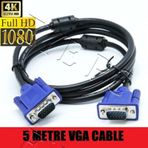 5 Metre Vga To Vga Kablo Laptop Pc Mönitör Tv Arasi Kablo A++