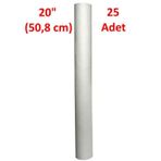 5 Mikron 25 Adet 20 inch Su Filtresi Sediment Filtre Tortu Filtre Su Arıtma