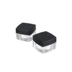 5 Ml Krem Kavanozu - Akrilik Kozmetik Kutusu 2'Li Set