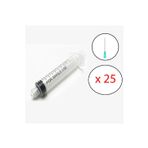 5 ml Luer Lock Kilitli Yeşil Iğneli (25 Adet) Enjektör Steril 5 cc Şırınga 38MM 21G
