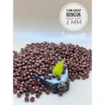 5 mm Ahşap Boncuk (25 Gram 315 Adet) Delik Çapı 2 mm Makrome Tasarım Takı Bileklik Aksesuar - Taba - Kahve