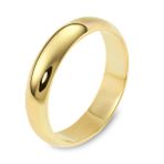 5 mm klasik bombeli alyans kla4