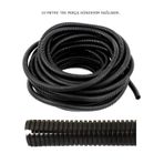 5 Mm Yarıklı Spiral Hortum 10 Metre Kablo Gizleme İzolasyon Borusu Esnek Siyah