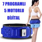 5 Motorlu 7 Programlı Titreşimli Masaj Kemeri Göbek Eritme Aleti