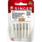 5 Orijinal Singer Overlok (Ultralock 14SH) dikiş makinesi iğneleri 2022 kalınlık 80/11